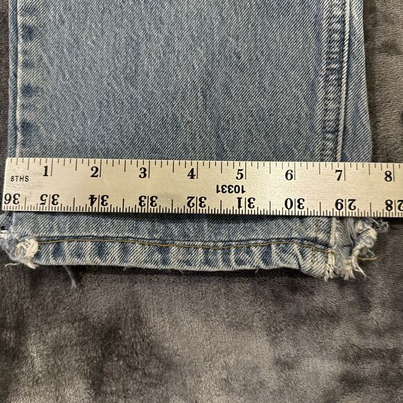 Levis 541 Jeans Mens 30x34 Light Wash Blue Casual Distressed Grunge - Picture 4 of 16
